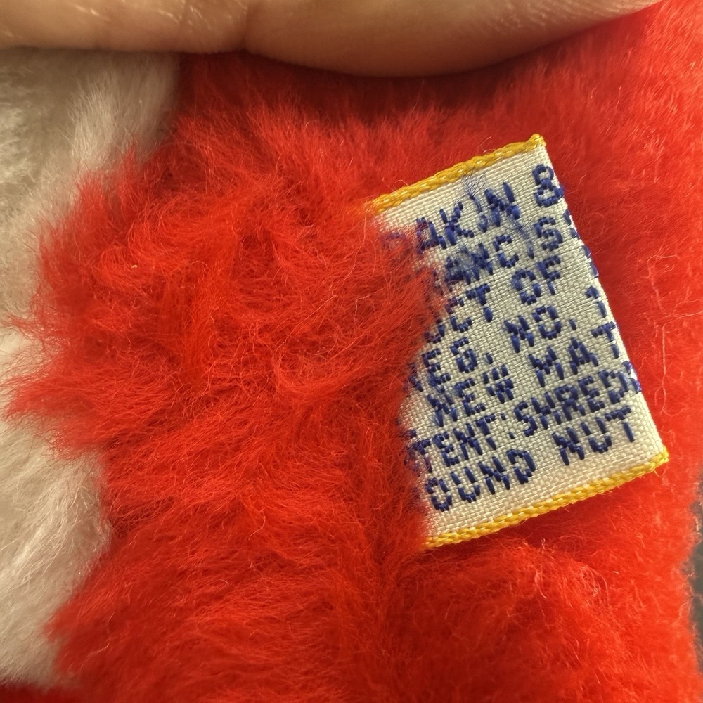 Vintage 1978 R. Dakin Bullseye Bean Bag Dream Red Bull Cow Stuffed Animal Toy - Picture 7 of 8